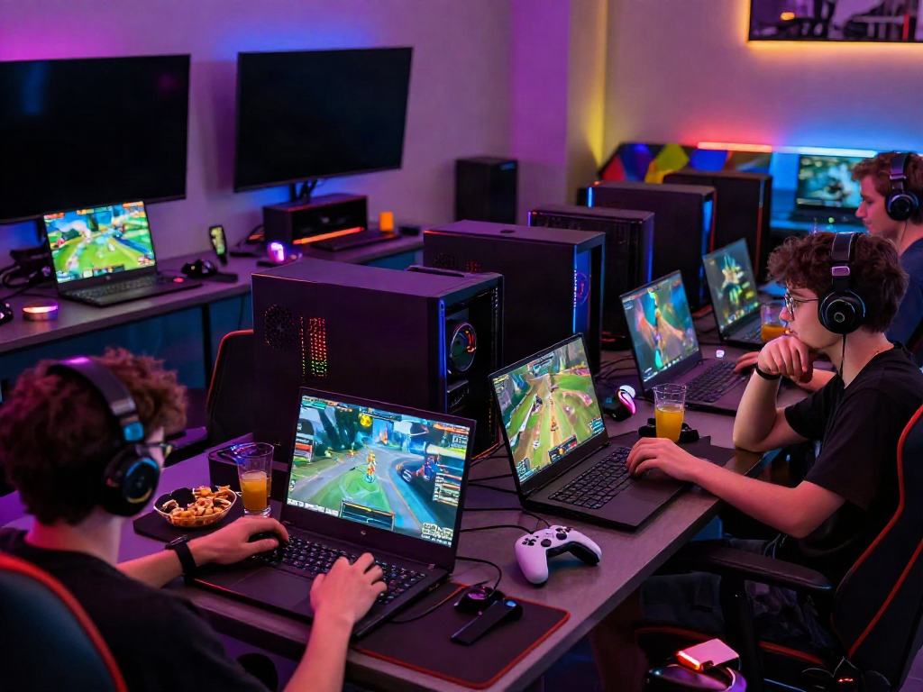 Engaging online gaming experience with players using gem 88 gaming services in an exciting environment.