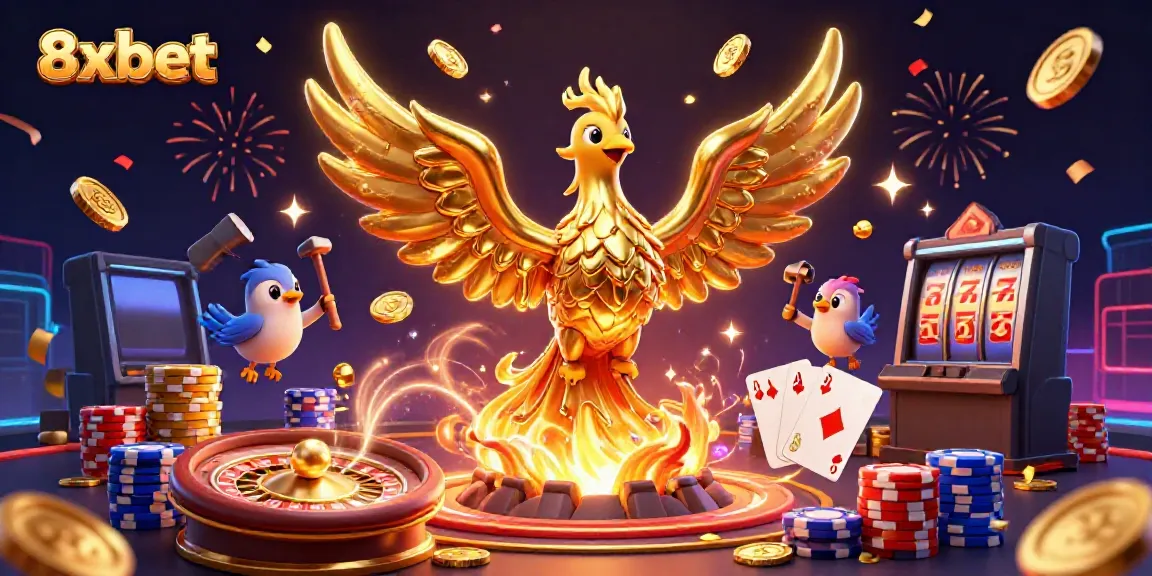 Experience thrilling gameplay with 8xbet's fantasy casino scene showcasing vibrant characters and dynamic game elements.