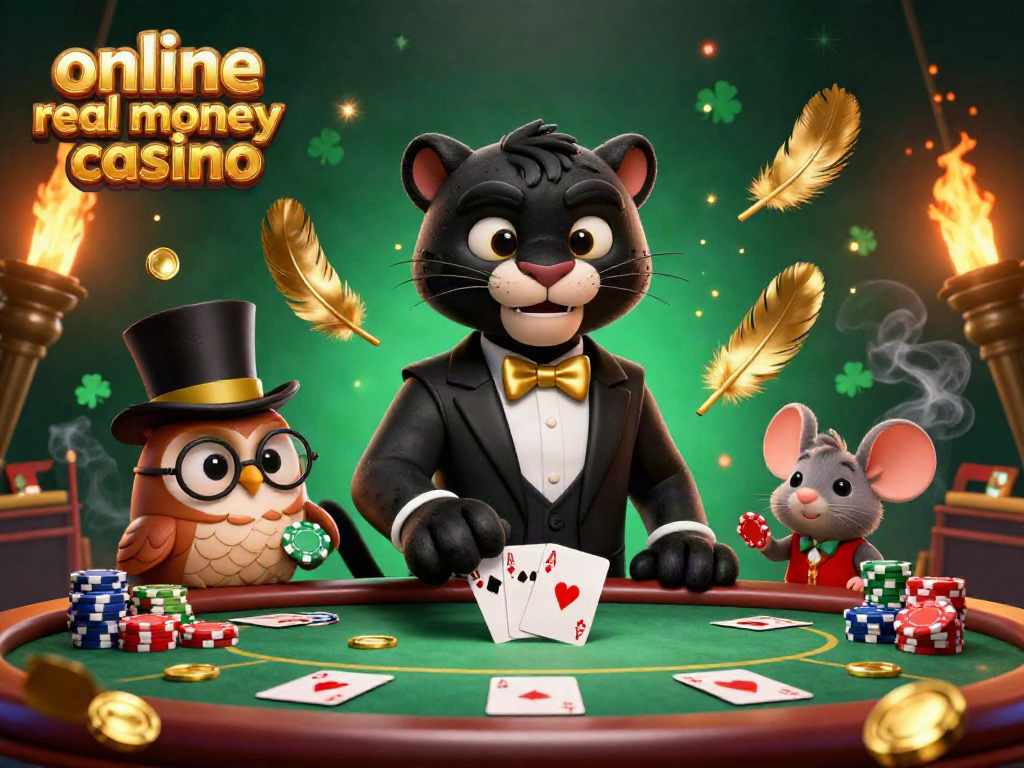 Engage with the vibrant action at an online real money casino featuring colorful characters and lively gameplay.
