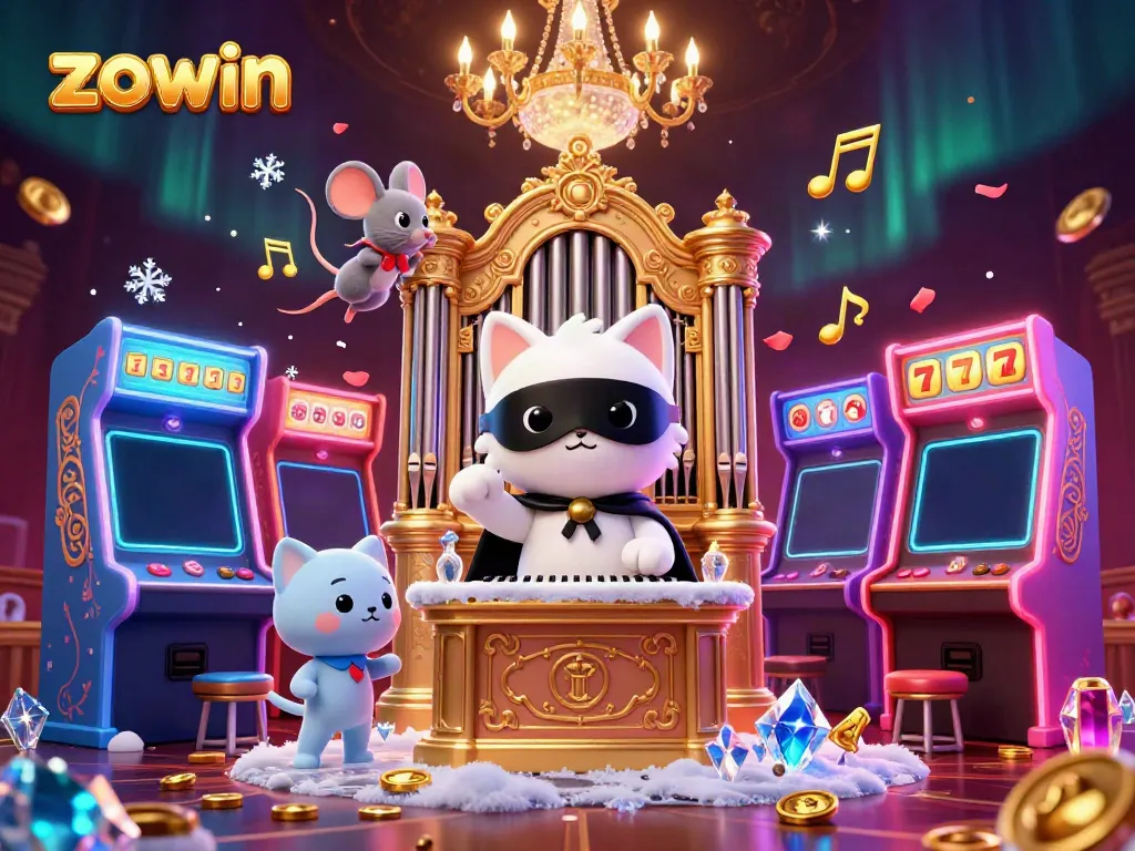 Engage through the lively zwin casino scene with colorful arcade machines, captivating characters, and dynamic gaming elements.