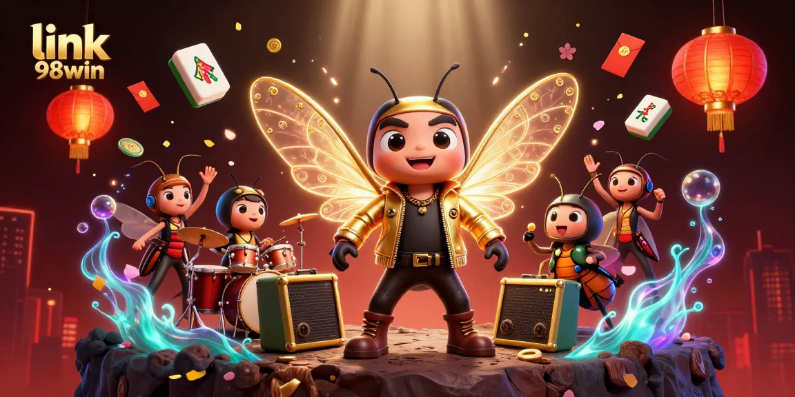 Experience the excitement of link 98win with vibrant online casino characters and elements.