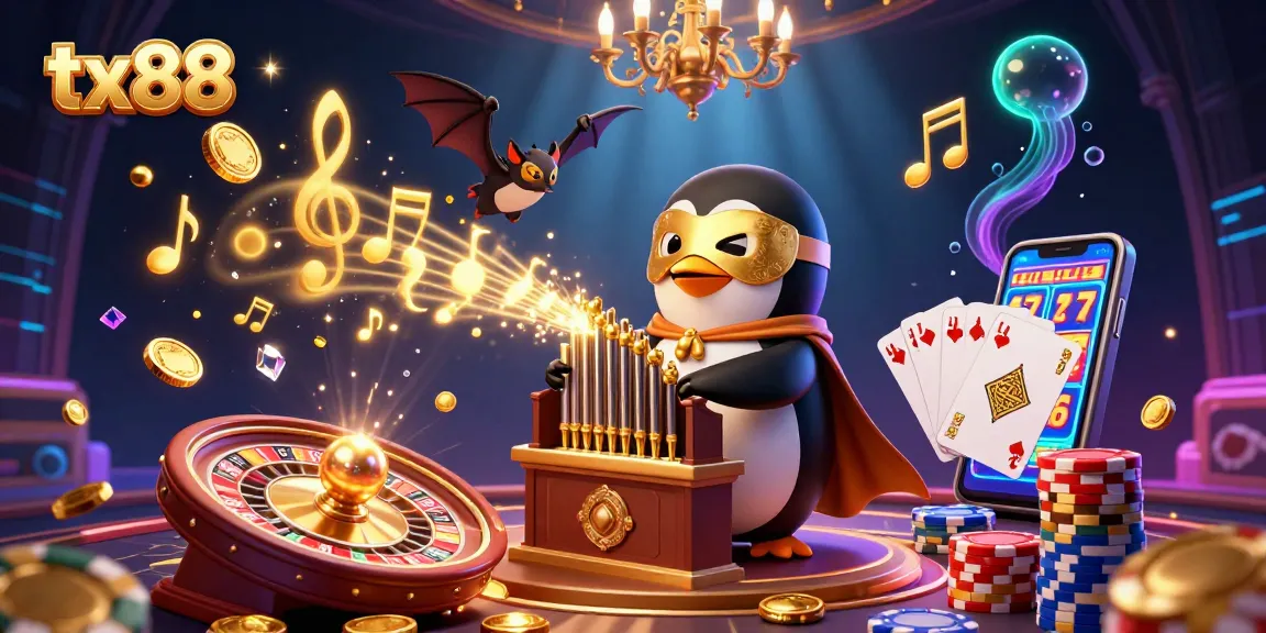 Experience the thrill of tx88 with our animated casino scene featuring winning moments and dazzling rewards.
