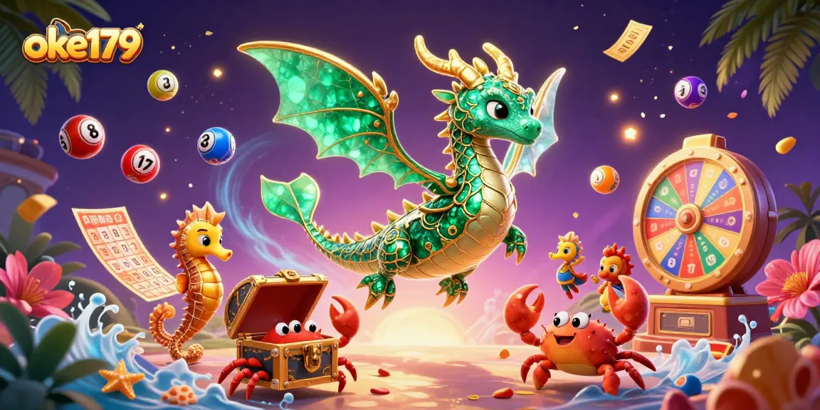 Experience the thrill of oke179 with colorful lottery games and dynamic characters in action.